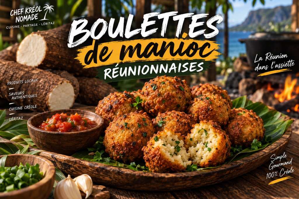 Lire la suite à propos de l’article Boulettes de manioc réunionnaises : la recette salée traditionnelle