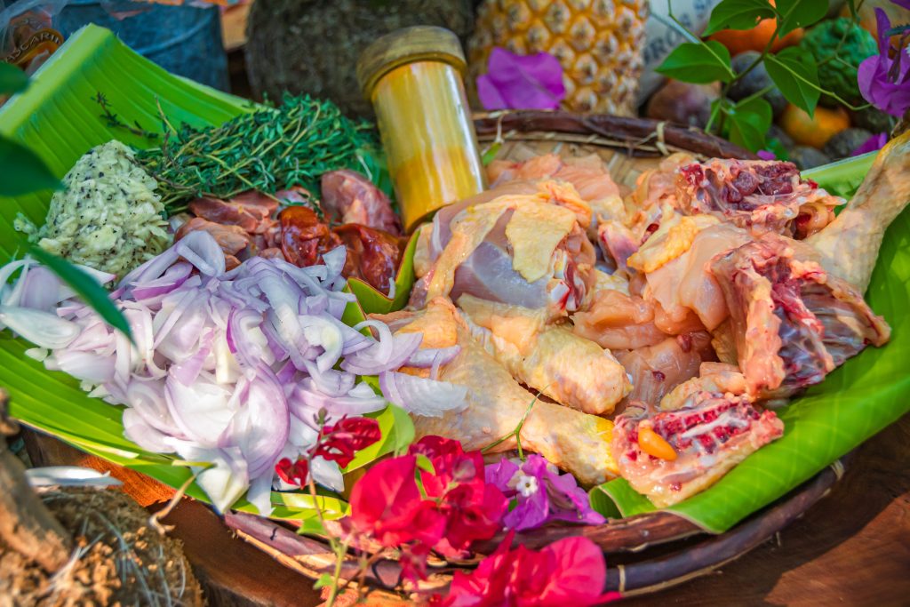 Cari poulet réunionnais traditionnel