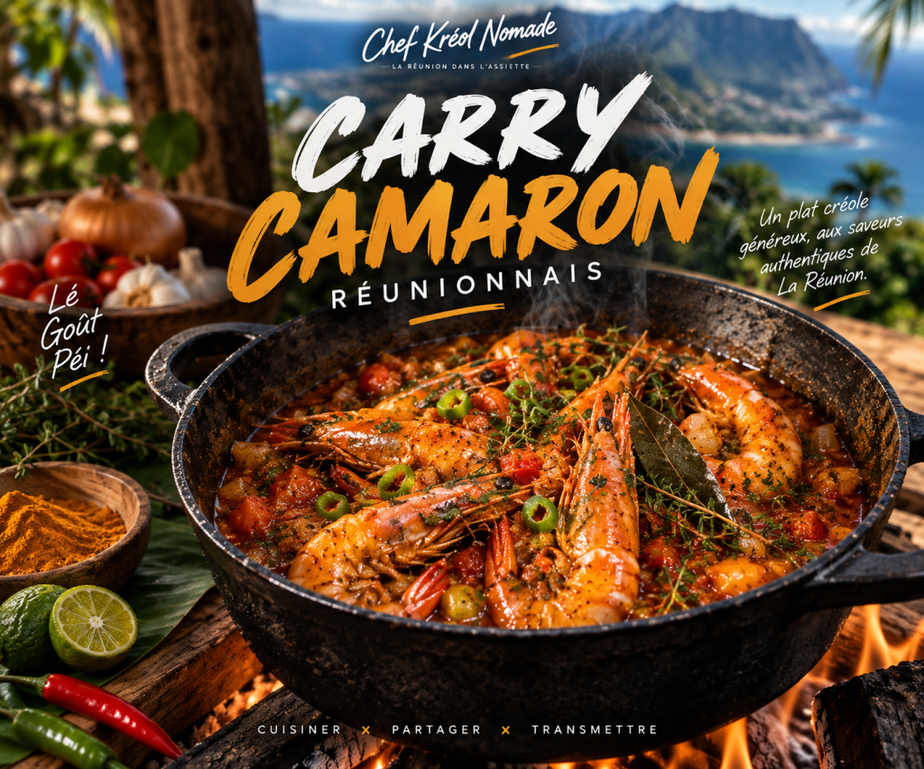 Lire la suite à propos de l’article Carry camaron réunionnais : la recette traditionnelle