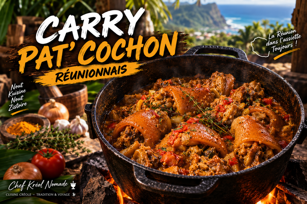 Lire la suite à propos de l’article Carry pat’ cochon réunionnais : la recette traditionnelle