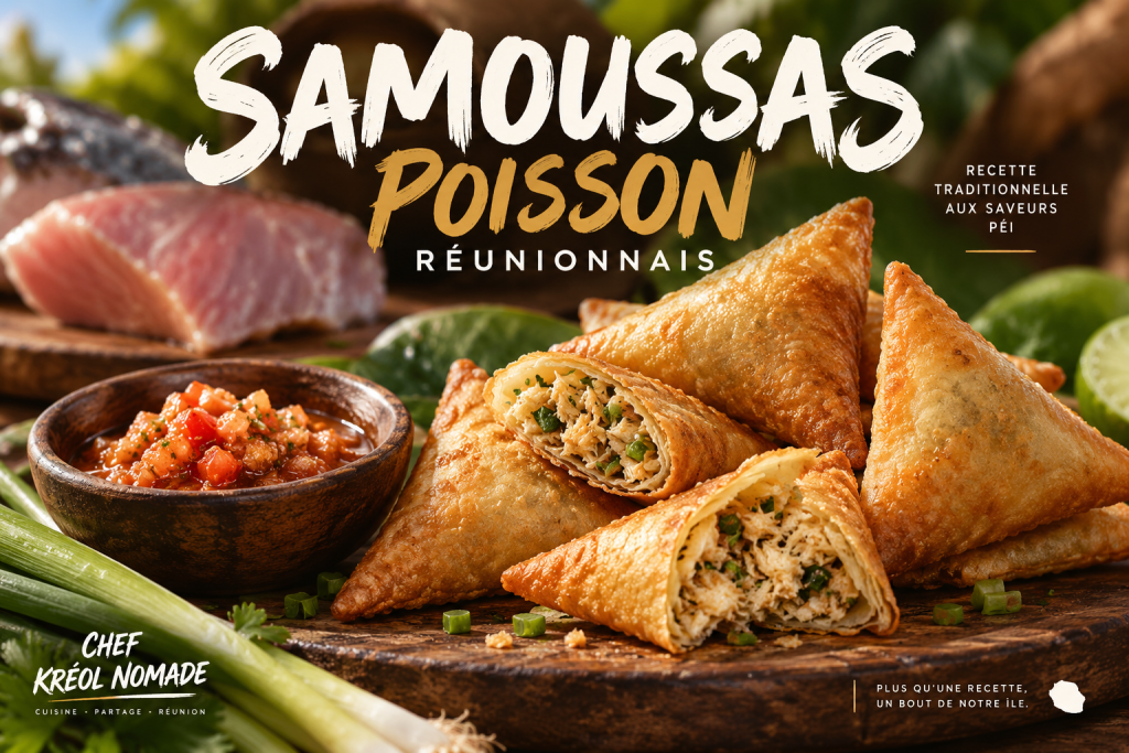 Lire la suite à propos de l’article Samoussas poisson réunionnais : la recette traditionnelle