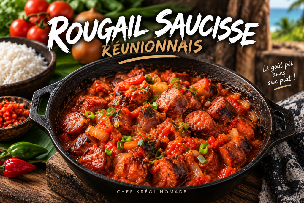 Lire la suite à propos de l’article Rougail saucisse réunionnais : la recette traditionnelle